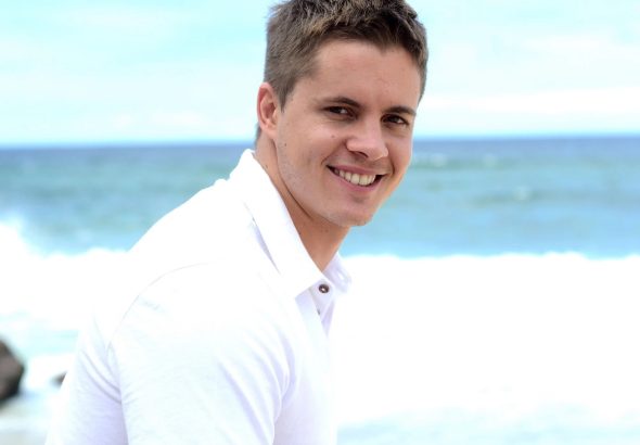 Johnny Ruffo as David Carrington in Home and Away