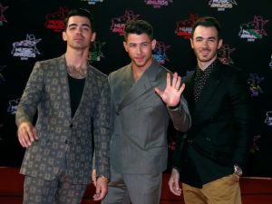 Jonas Brothers pictured on November 9, 2019