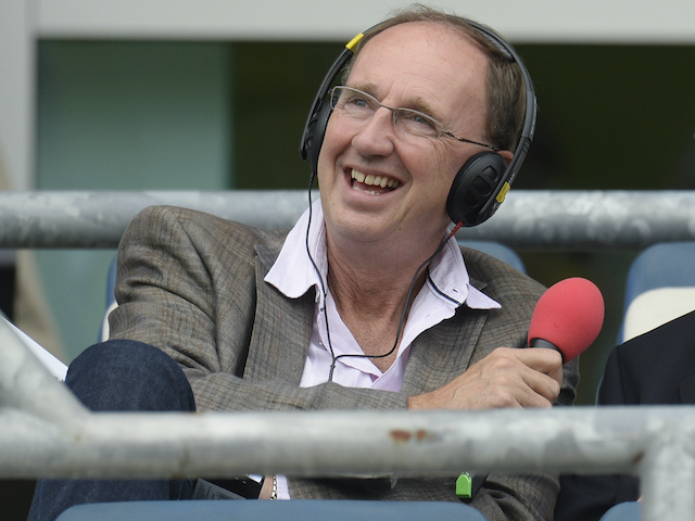 Jonathan Agnew with Dickie Bird