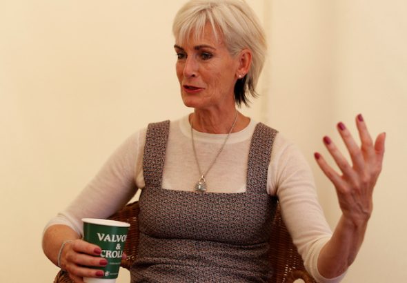 Judy Murray pictured on August 15, 2017