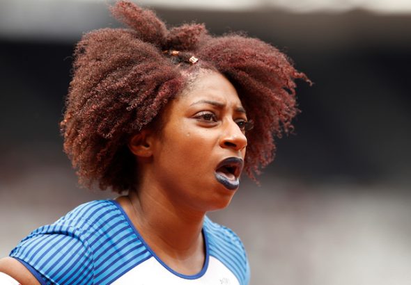 Kadeena Cox pictured on July 21, 2019