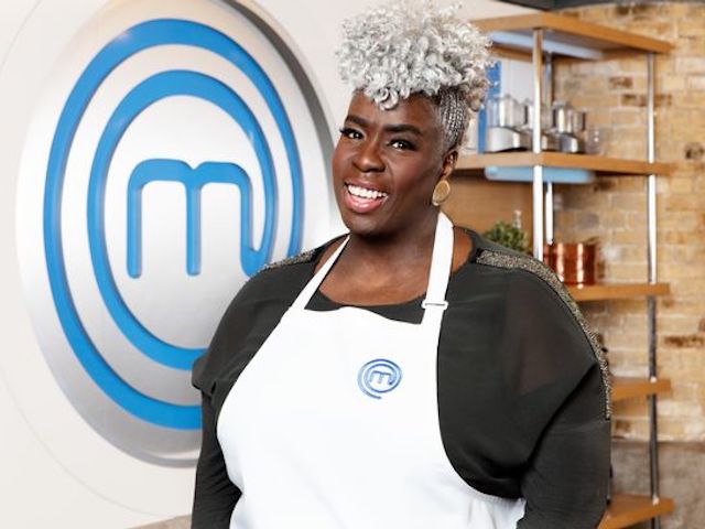 Karen Gibson for Celebrity MasterChef