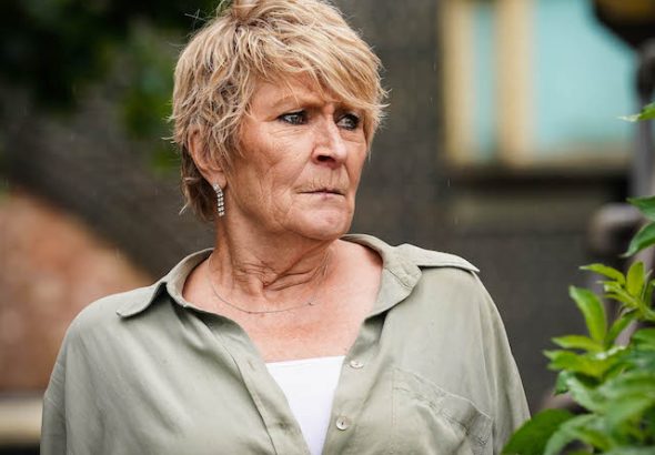 Linda Henry as Shirley Carter on EastEnders