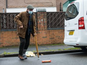 Duggie Brown as Ted Spear on Coronation Street