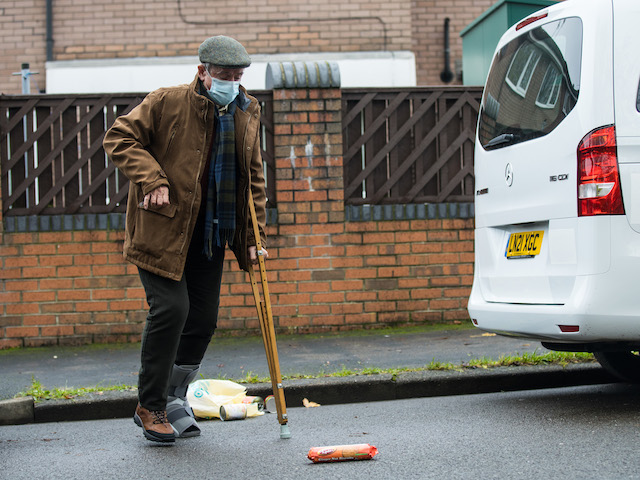 Duggie Brown as Ted Spear on Coronation Street