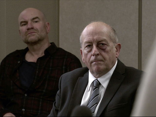 Yasmeen and Geoff on Coronation Street on December 4, 2020