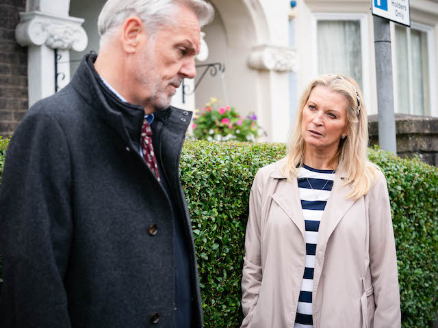 Brian Conley and Gillian Taylforth on EastEnders
