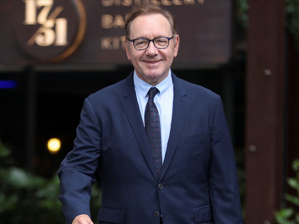 Kevin Spacey pictured on July 14, 2023