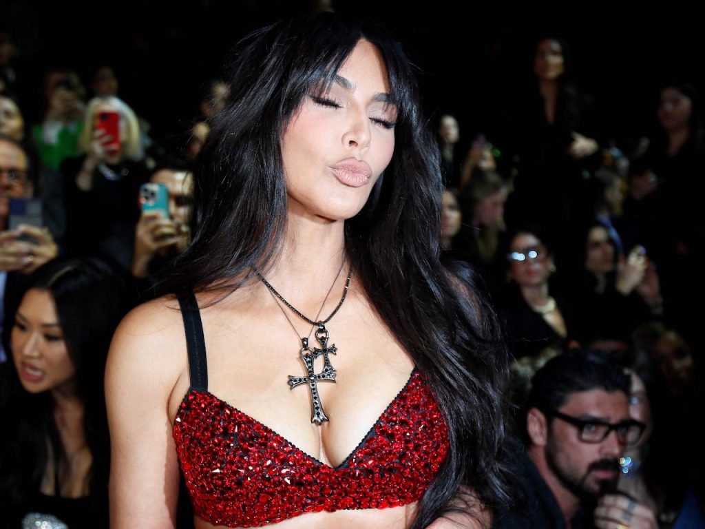 Kim Kardashian pictured on February 25, 2023