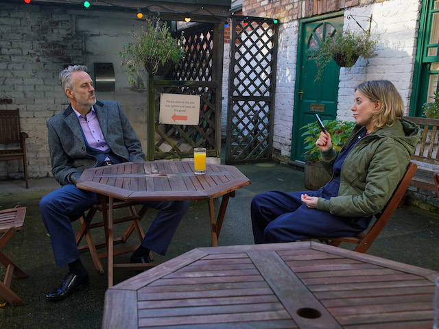 Ray and Abi on Coronation Street on January 22, 2021