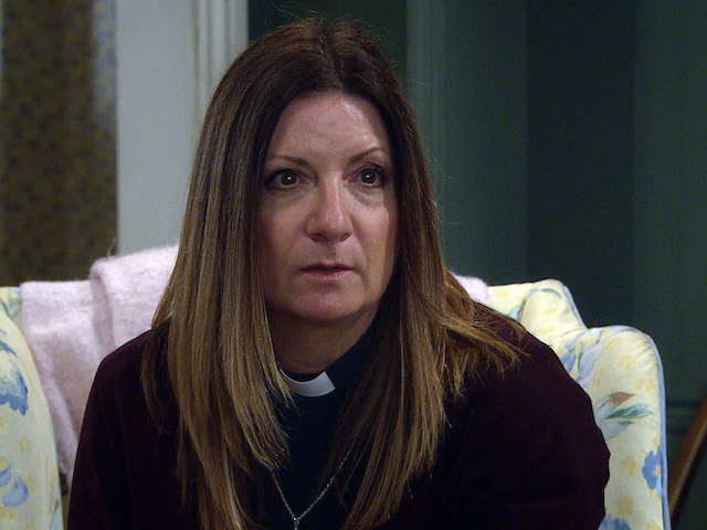 Harriet on Emmerdale on November 26, 2020