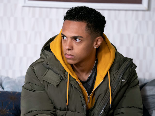 Keegan on EastEnders on December 1, 2020