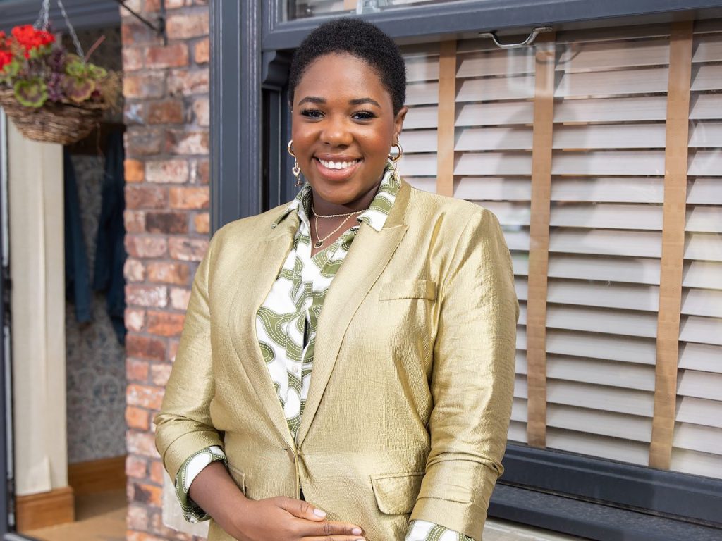 Channique Sterling-Brown as Dee-Dee Bailey on Coronation Street