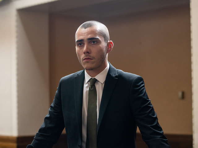 Maximus Evans as Corey Brent on Coronation Street