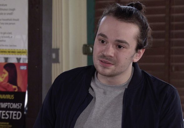 Seb on Coronation Street on May 5, 2021