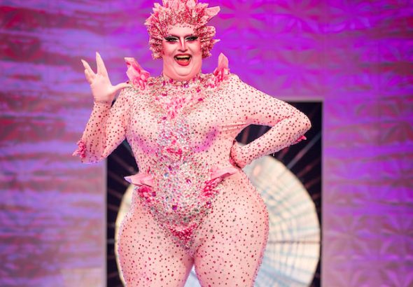Lawrence Chaney in RuPaul's Drag Race UK series 2