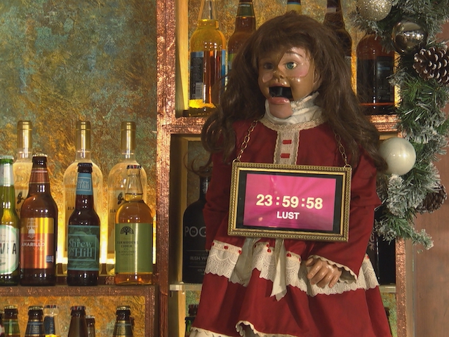 The McQueens' blackmail doll on Hollyoaks on December 17, 2020