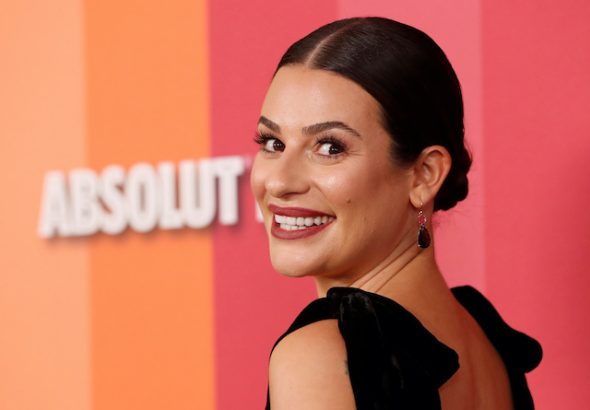 Lea Michele pictured on October 10, 2019