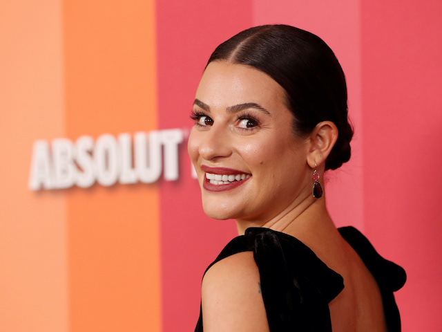 Lea Michele pictured on October 10, 2019