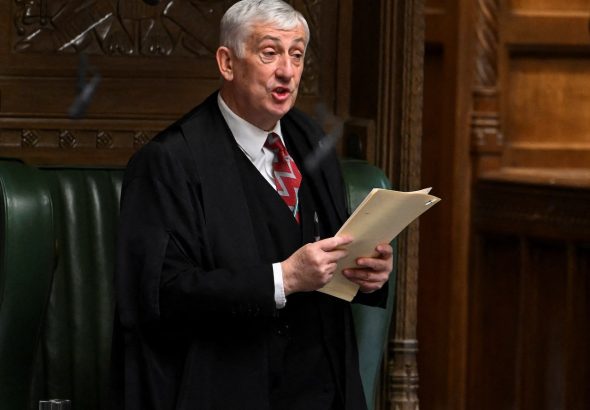 Lindsay Hoyle pictured on June 22, 2022