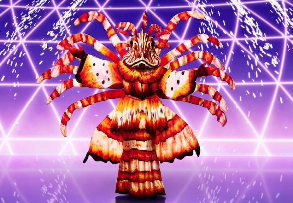 Will Young as Lionfish for The Masked Singer