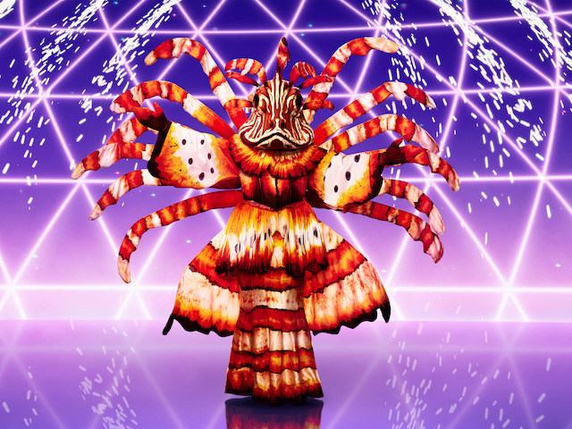 Will Young as Lionfish for The Masked Singer