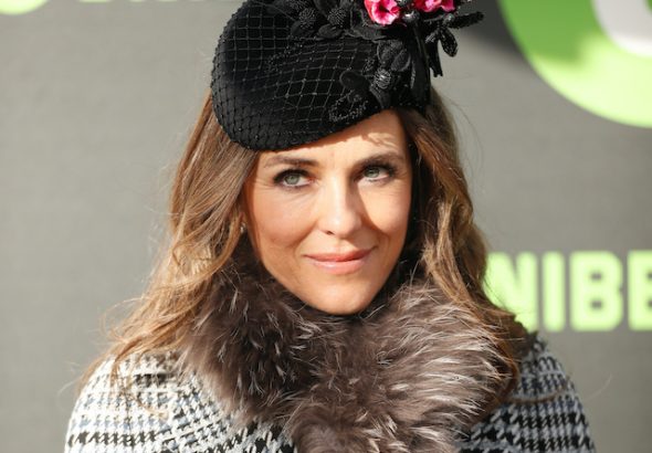 Liz Hurley pictured on March 12, 2019