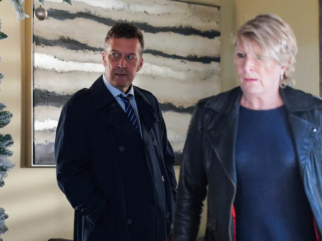 DI Arthurs and Shirley on EastEnders on December 21, 2020