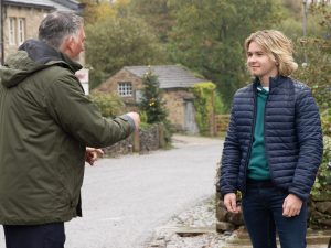 Heath on Emmerdale on December 22, 2023