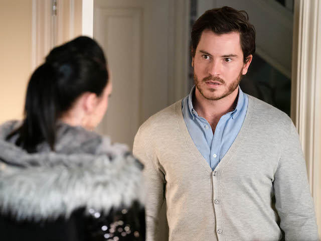 Whitney and Gray on EastEnders on January 29, 2021