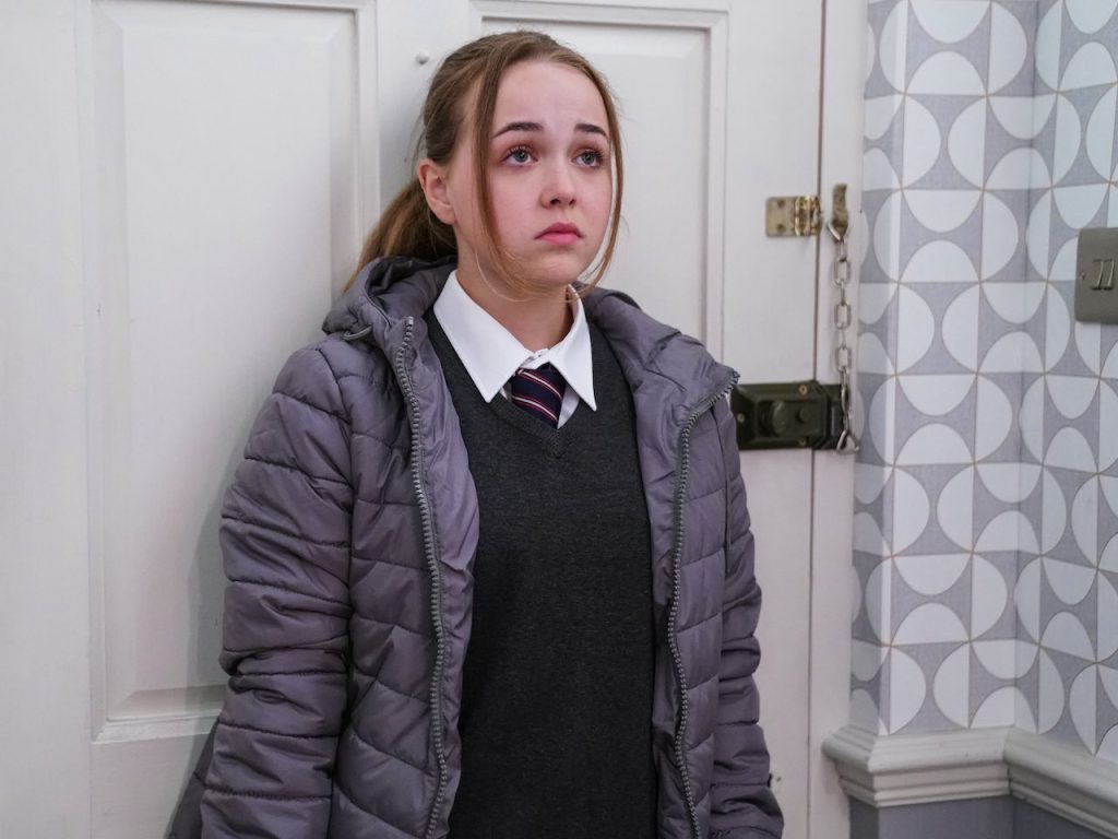 Ellie Dadd as Amy Mitchell on EastEnders