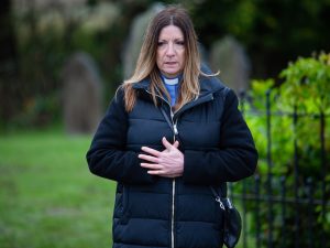 Harriet on Emmerdale on December 9, 2020