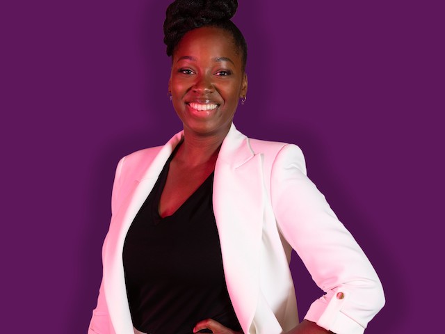 Jamelia as Sharon Bailey in Hollyoaks