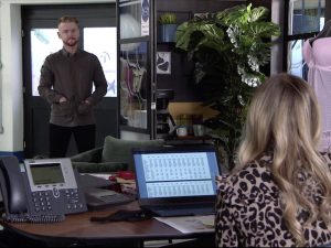 Gary on Coronation Street on April 23, 2021