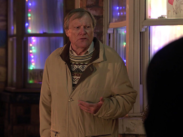 Roy on Coronation Street on January 1, 2021