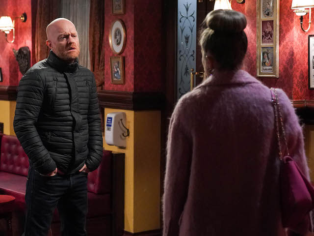 Max and Linda on EastEnders on January 12, 2021