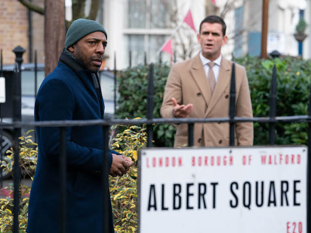 Lucas and Jack on EastEnders on January 29, 2021