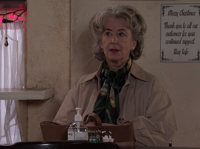 Evelyn on Coronation Street on December 30, 2020
