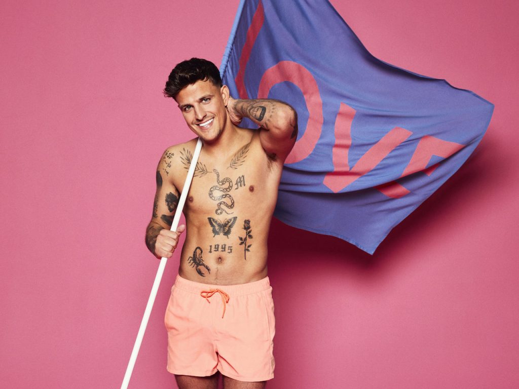 Luca Bish for Love Island