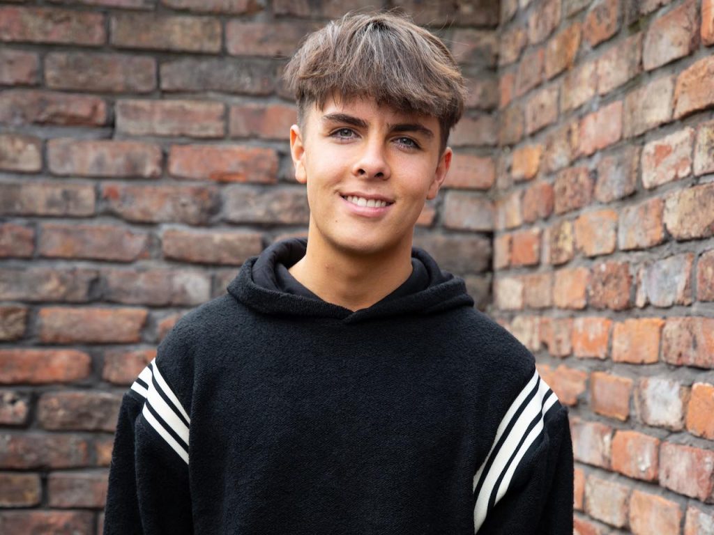 Luca Toolan as Mason in Coronation Street