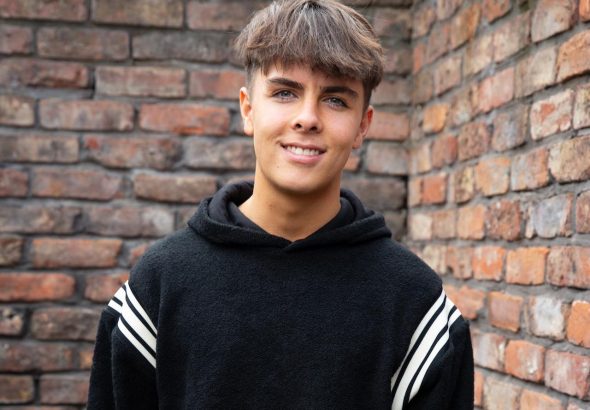 Luca Toolan as Mason in Coronation Street
