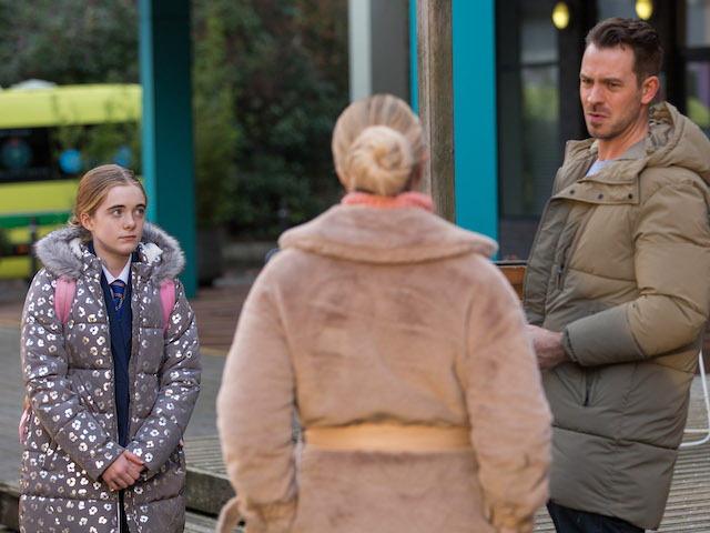 Ella, Mandy and Darren on Hollyoaks on January 28, 2021