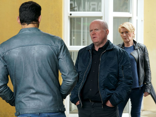 Kush, Phil and Shirley on EastEnders on November 16, 2020