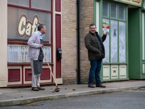 George on Coronation Street on March 3, 2021