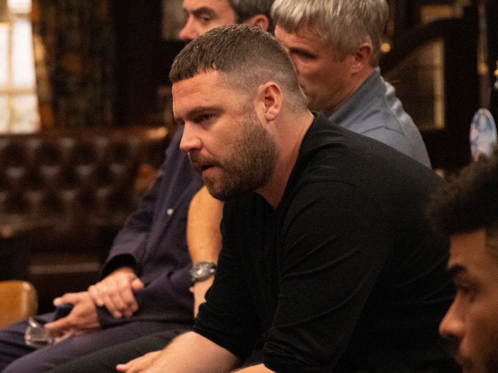 Danny Miller as Aaron Dingle in Emmerdale