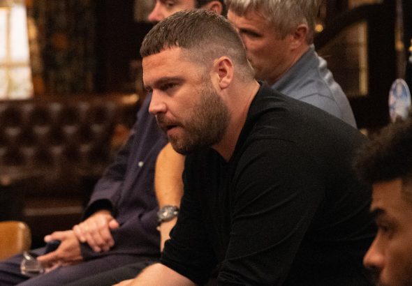 Danny Miller as Aaron Dingle in Emmerdale