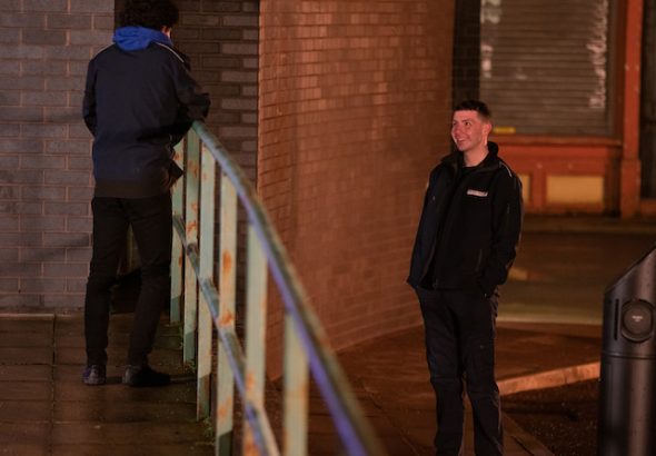 Simon on Coronation Street on February 17, 2021