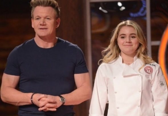 Tilly Ramsay with Gordon Ramsay