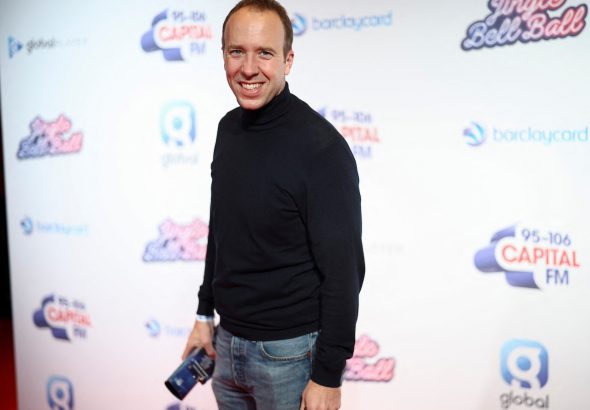 Matt Hancock pictured on December 11, 2021