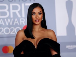 Maya Jama pictured on February 18, 2020